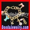 Cheap Juicy Couture bracelet with perfume bottle underwear charms