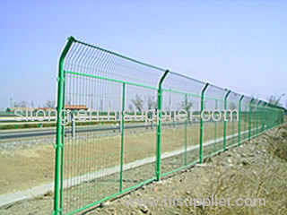 curvy welded fence