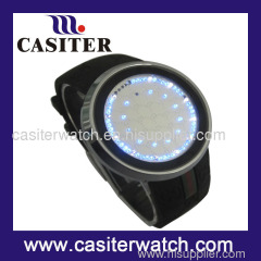 2011 fashion touching screen led sports watch