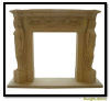 Stone Fireplace mantel