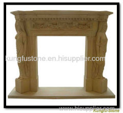 Stone Fireplace mantel