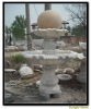 sphere fountain and square fountain