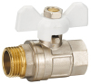 Female x male ball valves