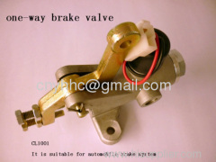 Automobile One-way brake valves
