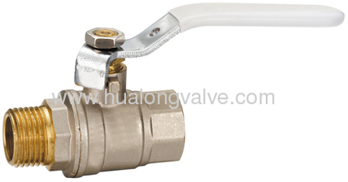 Forged brass ball valve