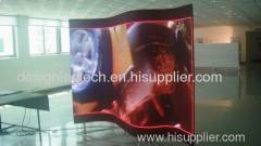 P10mm Flexible indoor magnets LED screens- Rubber