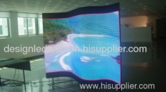 P10mm Flexible LED screens displays panels