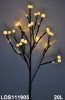 LED branch light with stab and acrylic decoration, Led branch light