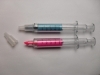 Syringe shaped promotional pen--- highlighter CH6205