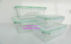 Borosilicate Glassware Rectangle Food Storage Container