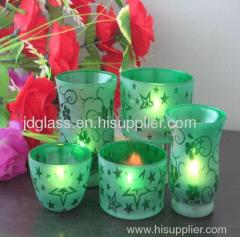 2oz colored candle cups glassware