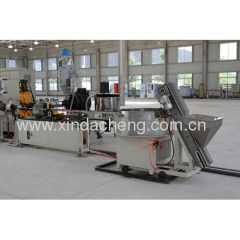 Flat dripper irrigation pipe production line