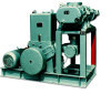 Root pump vacuum systems with rotary pistion pumps