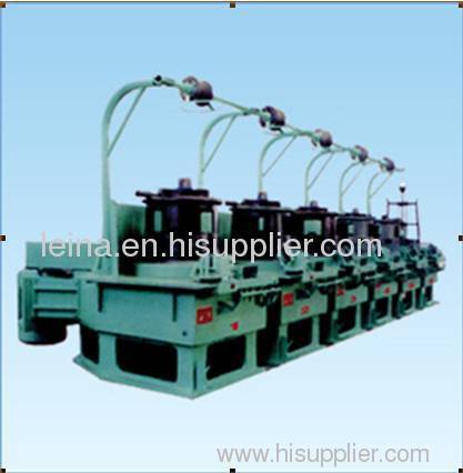 Pulley type wire drawing machine