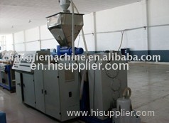Wood and plastic profile production line