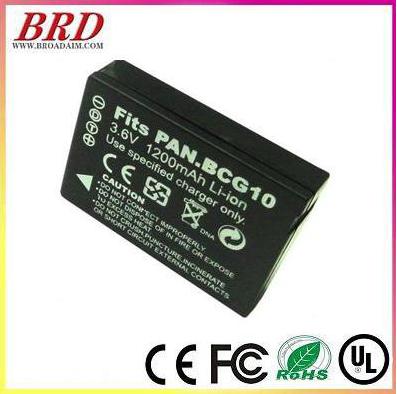 BCG10 Digital Camera Battery for Panasonic,1200 mAh