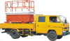 VEHICLE CARRYING SCISSOR LIFTS