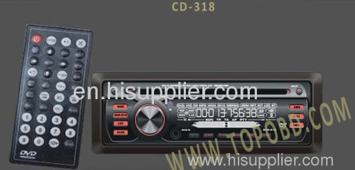 Single One Din Car DVD Player With Bluetooth+RDS Radio+AM/FM Receiver+USB/SD/MMC Slot High Quality