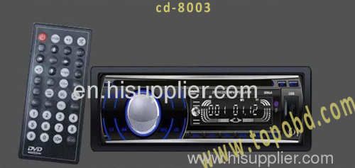 Single One Din Car DVD Player With Bluetooth+RDS Radio+AM/FM Receiver+USB/SD/MMC Slot High Quality