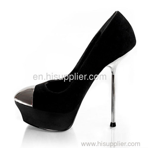 LOTOYO Black Velvet Pumps LTYQC761A