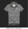 Abercrombie & Fitch HCO Men's Strip Polo Shirt