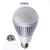 ETL Listed 650LM Warm White G80 E26 Dimmable LED Light Bulb