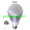 ETL Listed 650LM Warm White G80 E26 Dimmable LED Light Bulb
