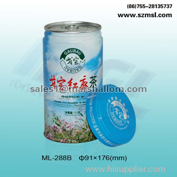 tea tin can