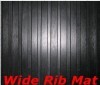 Rubber wide rib mat