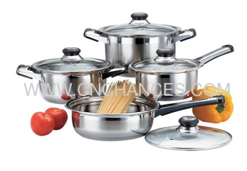 8PCS STAINLESS STEEL COOKWARE