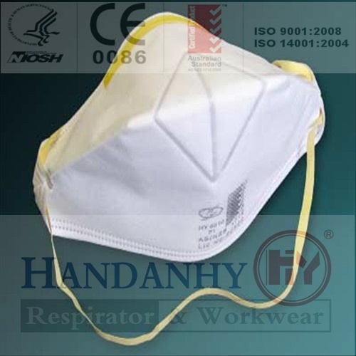 respirator/dust mask/N95/CE/respiratory protection/FFP/P1/P2/disposable particulate respirator/ filtering facepiece