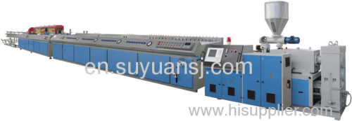 PVC profile extrusion production line