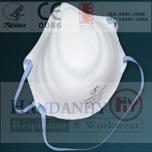 respirator/dust mask/N95/CE/respiratory protection/FFP/P1/P2/disposable particulate respirator/ filtering facepiece