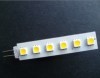 1.2W G4 6SMD led bulb long size with side pin