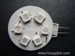 0.5W G4 RGB SMD led bulb with side pin