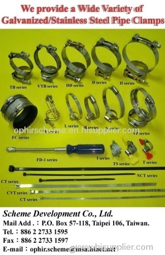 All kind of HOSE CLAMPS