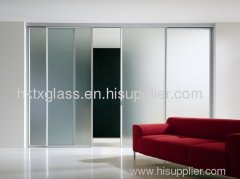 glass Sliding door / frostedglass / glass room divider