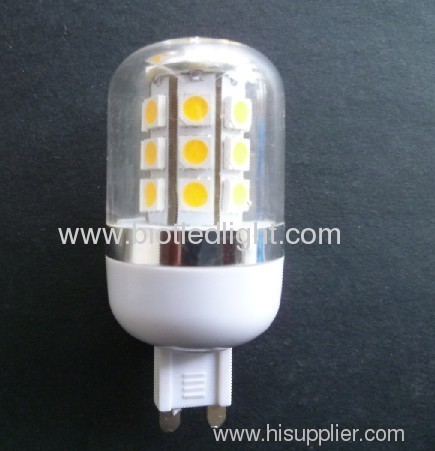 5W G9 27SMD led bulb with cover