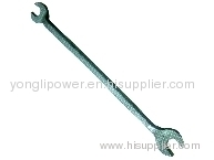 Length double end rigid wrench
