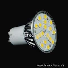 3.8W GU10 18SMD dimmable smd bulbs