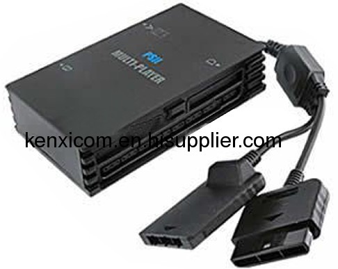 4-player console multitap adapter for P2 SCPH-3000,SCPH-50000,and SCPH-70000