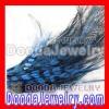 Thin Ink Blue Dyed Bird Feather Hair Extensions Wholesale