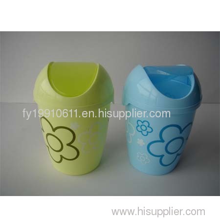 Plastic waste bin, plastic garbage box; garbage can; rubbish bin