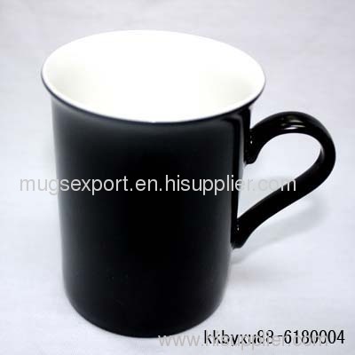 bone china magic mug (bright black