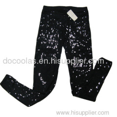 Shining legging for ladies