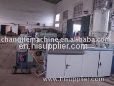 Corrugated optic duct protection sleeve pipe production line