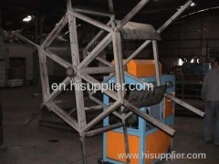 Corrugated optic duct protection sleeve pipe production line