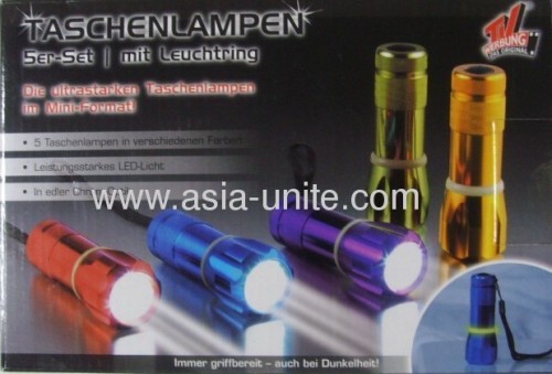 9LED Glowing Flashlight