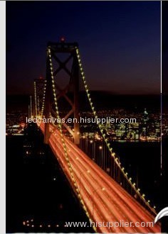 Bridge-LED wall decoration canvas painting