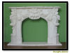 marble,granite fireplace mantel